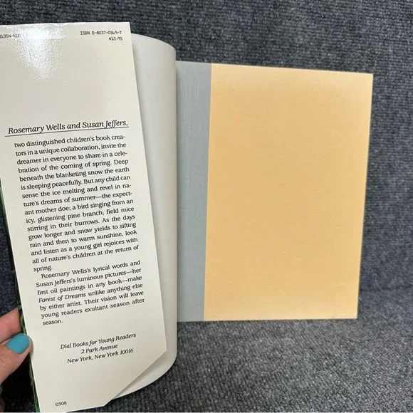 Forest of Dreams FIRST edition with DJ 1988 by Rosemary Wells and Susan Jeffers - Picture 2 of 14